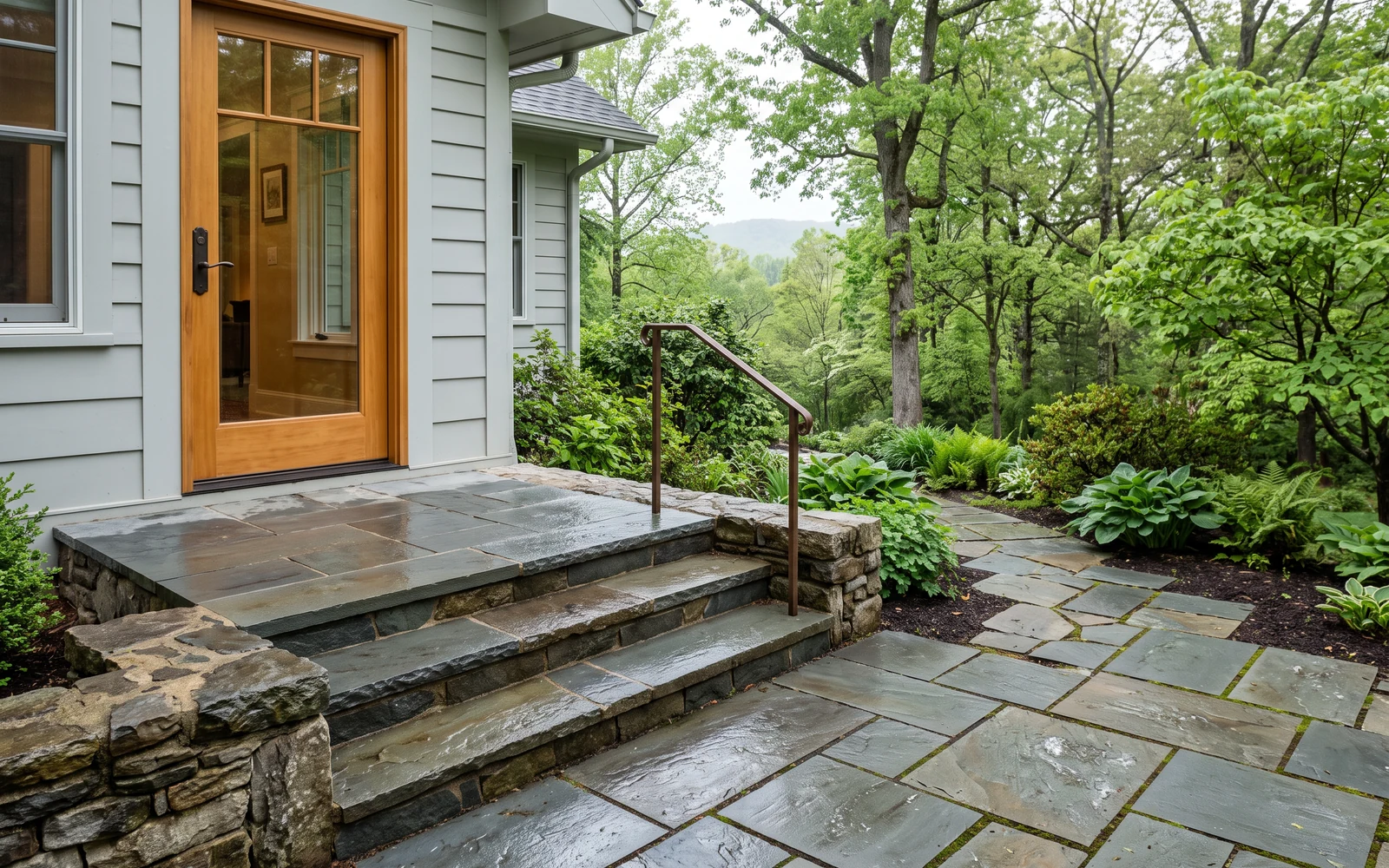 Generated Hollins hardscape planning concept showing the first project-planning emphasis